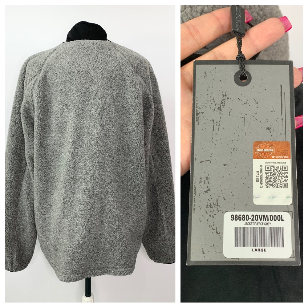 •HD GARAGE• Rider Spirit Fleece Zip Jacket - Picture 7 of 9
